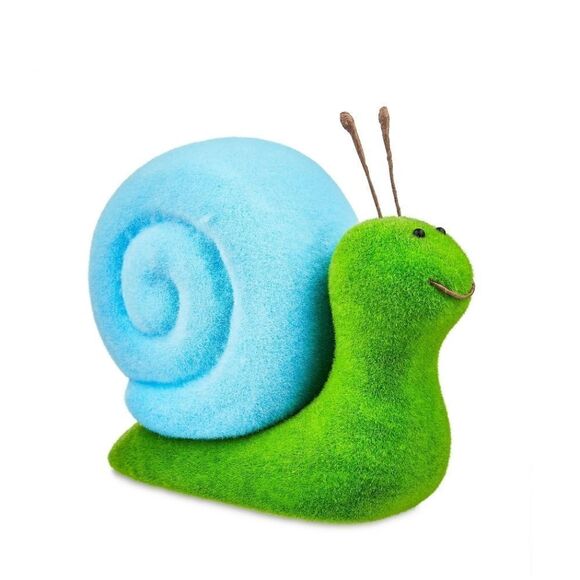 Nwt Easter Blue and Green Snail Tabletop Decoration, 8.4 in x 7.4 in - Picture 4 of 5